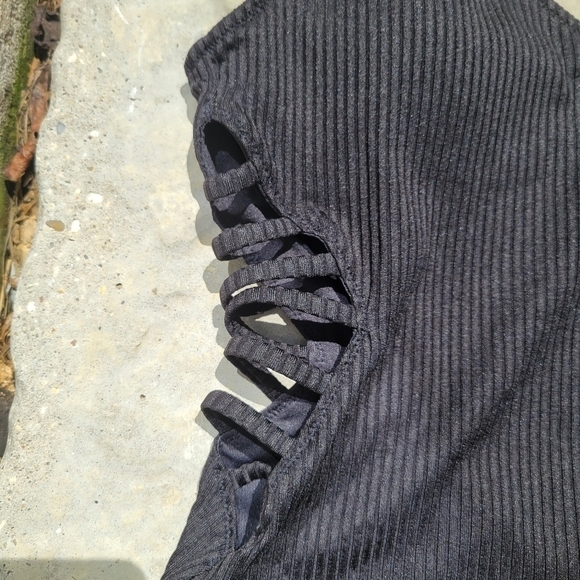 VS PINK STRAPPY SIDE RIBBED ONE PIECE▪︎S - Picture 10 of 11